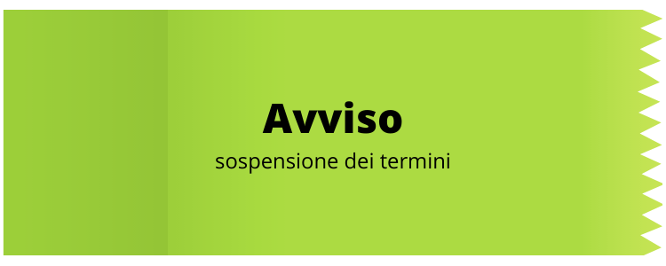 Avviso sospensione