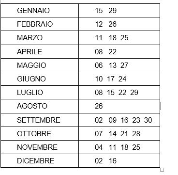 calendario di borsa 2024