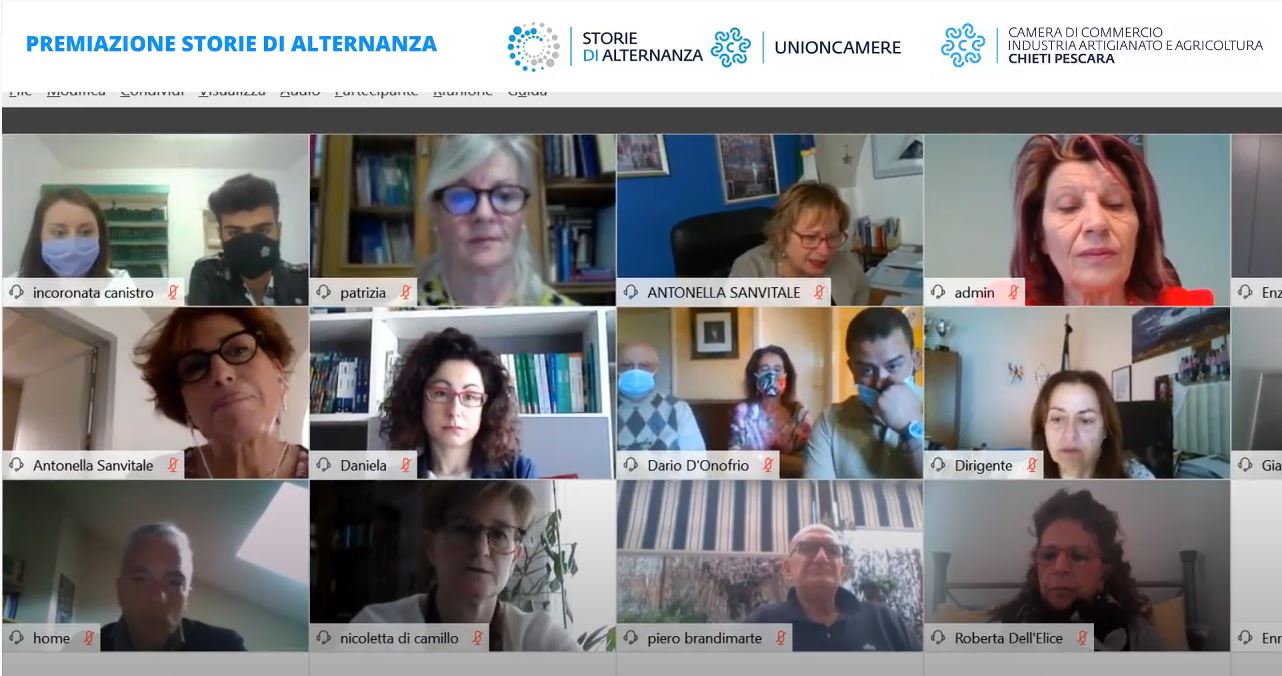 Videoconferenza storie di alternanza